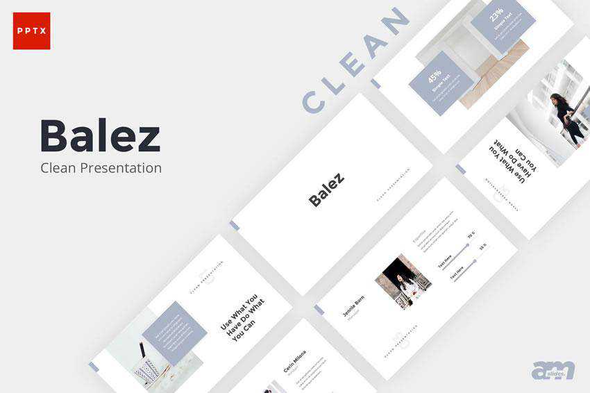 Balez PowerPoint - Minimal Clean Presentation Template