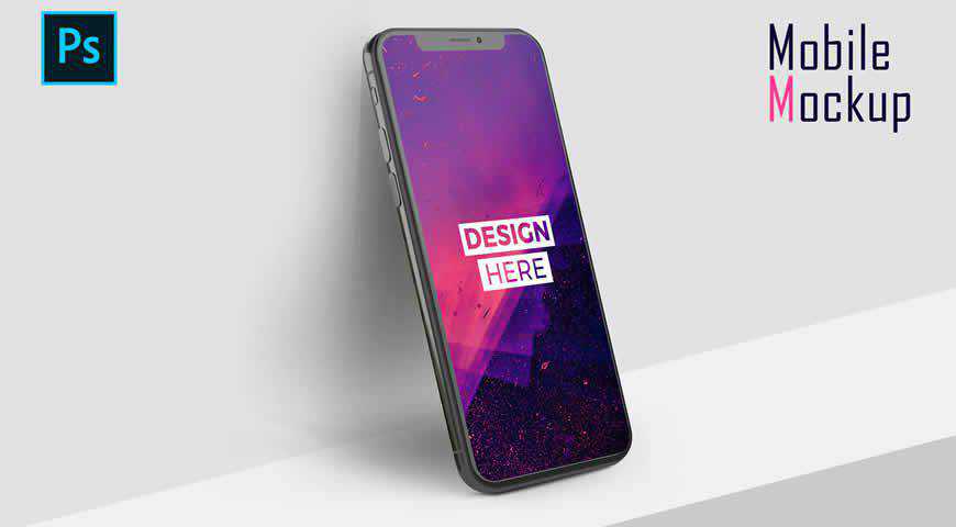 Mobile Mockup NX Photoshop PSD Mockup Template