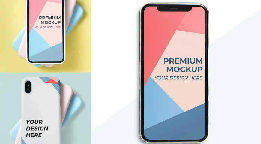 Mobile Design Photoshop PSD Mockup Template