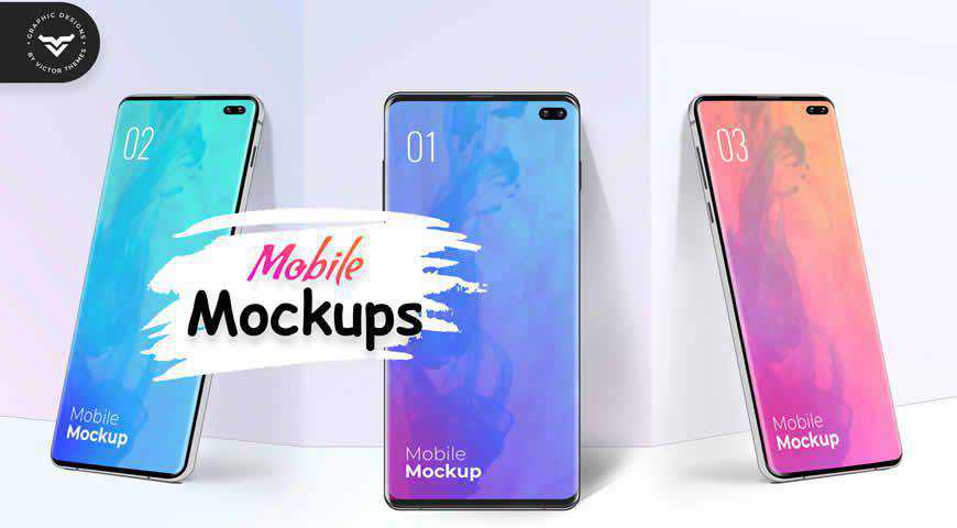 Mobile Photoshop PSD Mockup Template