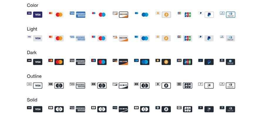 Payment Method Icons Sketch Adobe XD Figma Illustrator AI Free Payment Icon Set Credit Cards