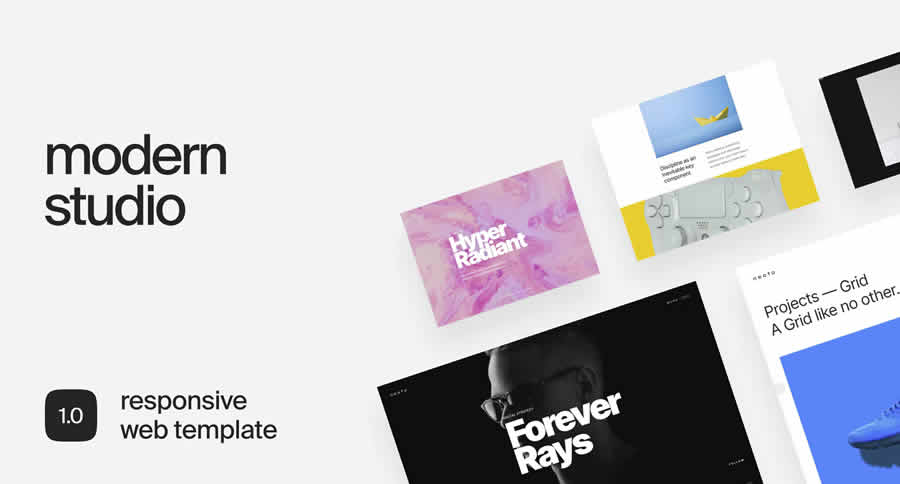 Neoto Creative Studio Portfolio Template Inspiration Web Graphic Design Portfolio