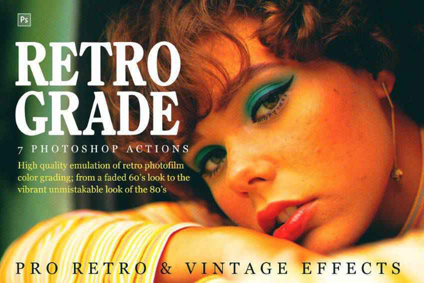 Retro & Vintage Photoshop Actions