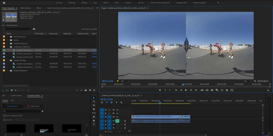 Premiere Pro Immersive Workflow for VR180 VR360