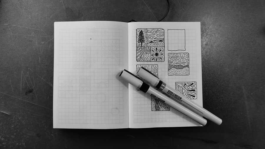 Rapidograph & Notebook