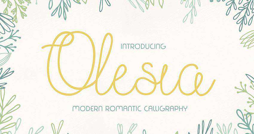 Free Olesia Font