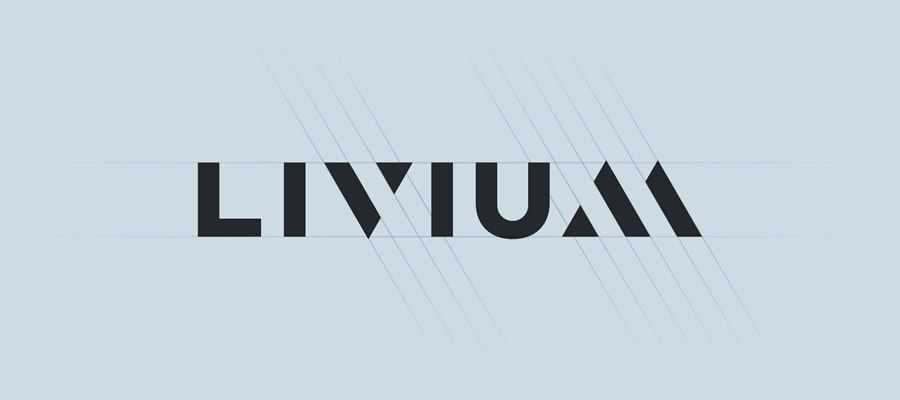 Livium simple logo design inspiration