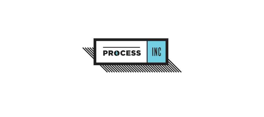 Process Inc simple logo design inspiration