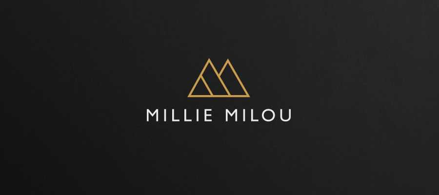 Millie Milou Fashion simple logo design inspiration