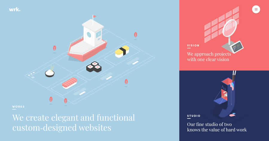 simplicity web design waaark homepage