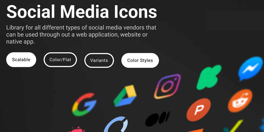 Social Media Icons Kit