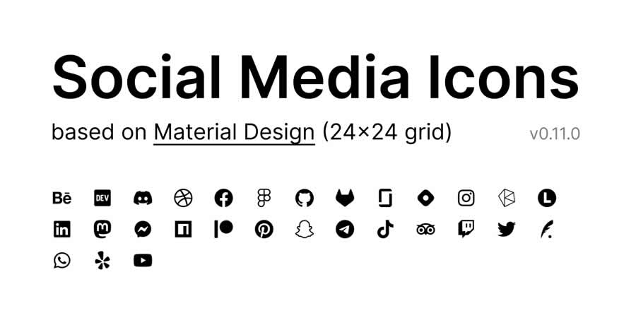 Social Media Glyphs