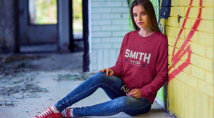 Sweatshirt Photoshop PSD Mockup Template