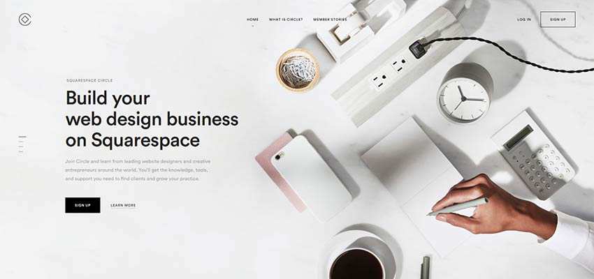 Circle Squarespace