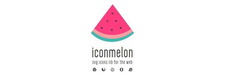 iconmelon - Quickly create a library of SVG icons - Web based small tiny app