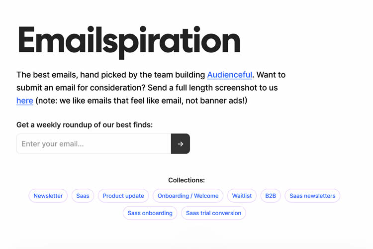 Emailspiration