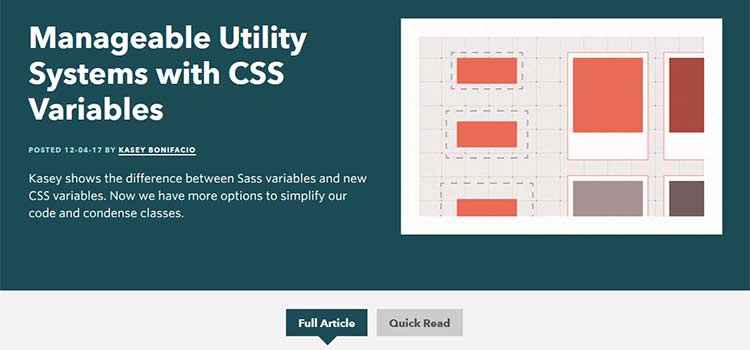 CSS Resources Free Manageable Utility Systems with CSS Variables