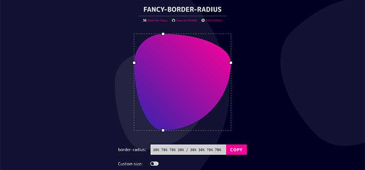 Fancy Border Radius Generator