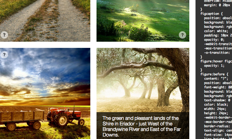 css3 image captions sliding effect css-tricks preview