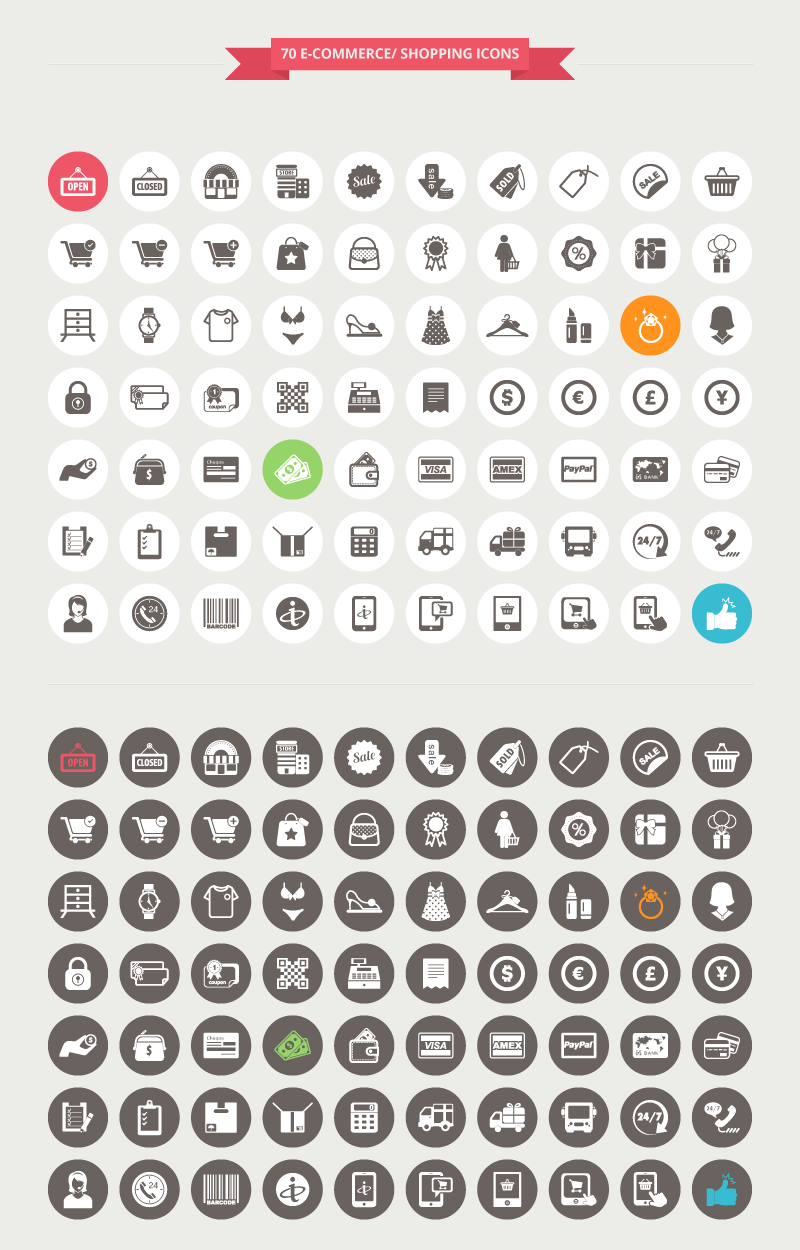 freebie Ecommerce Shopping Icon Set vecteezy hero screenshot