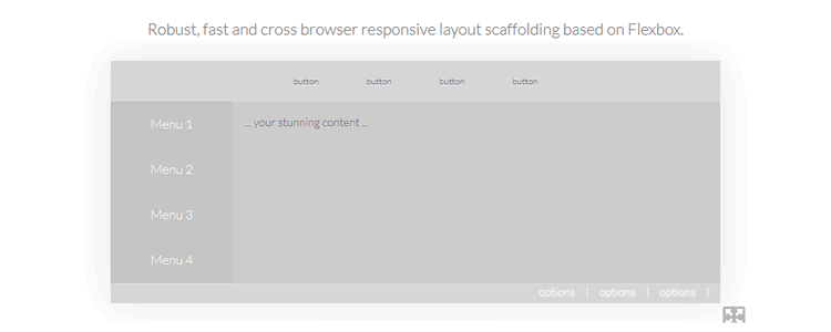 cssPlus Layout Scaffolding Based on Flexbox