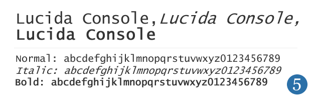 Lucida Console Font