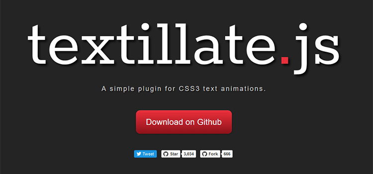 Textillate.js