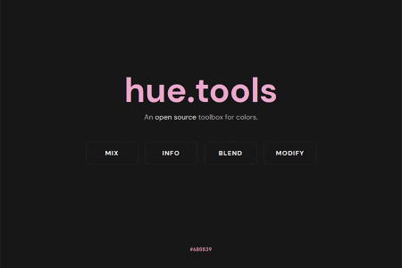 Tiny Little Tool for Web Designers hue.tools