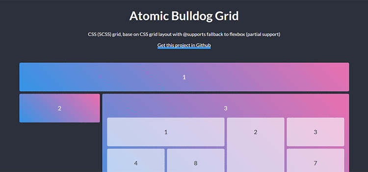 CSS Resources Free Atomic Bulldog Grid